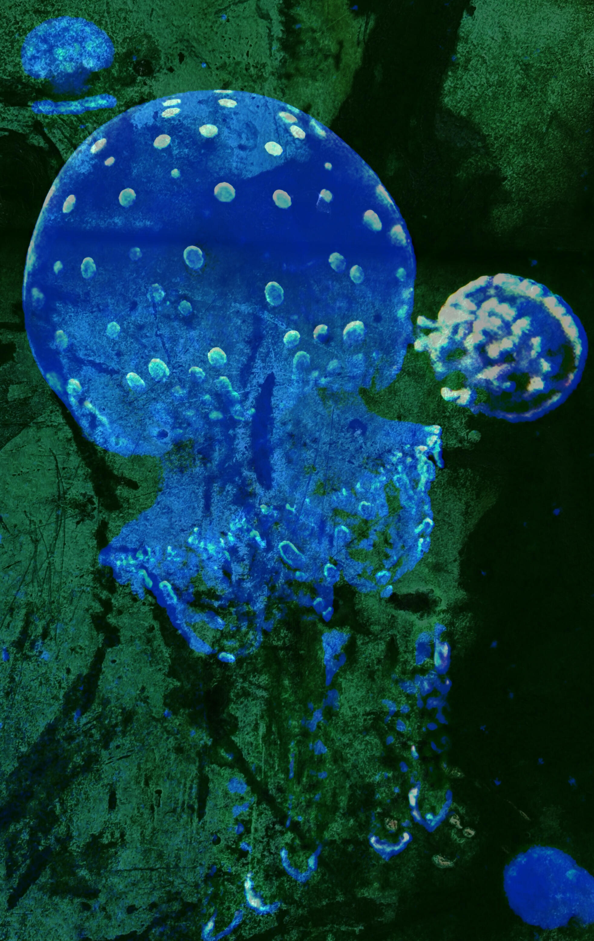 Long time ago, when the Münsterland was an ocean, a jellyfish traveling all the way from Florida swam by the Portal of St. Paul