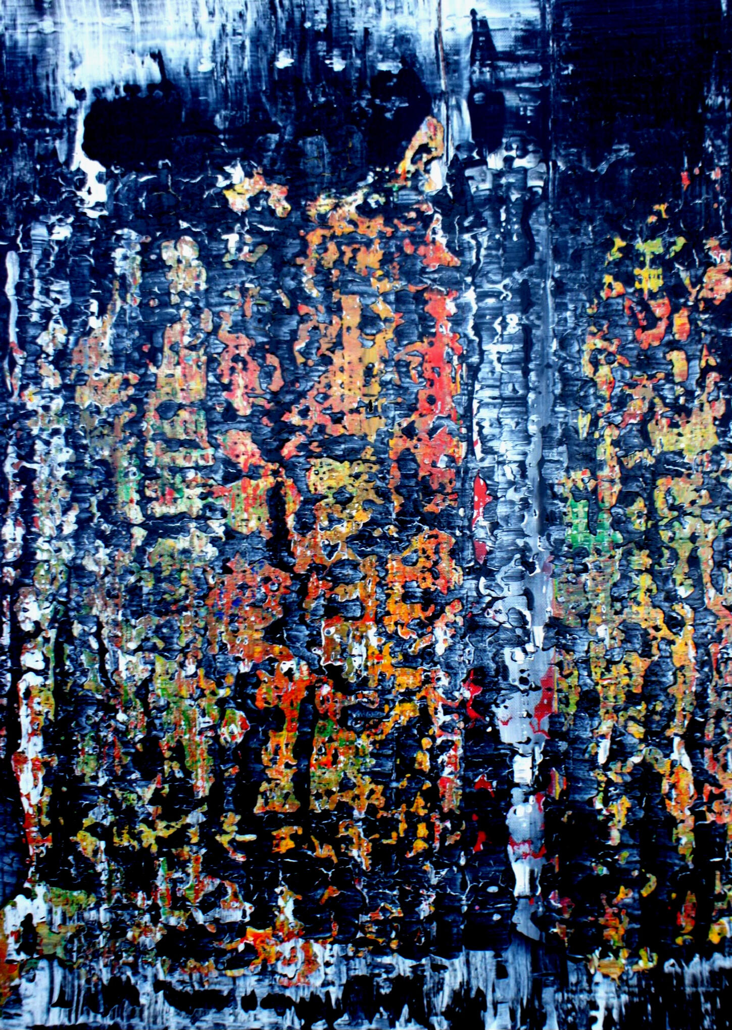 COAL & STEEL, acrylics on canvas, 2007